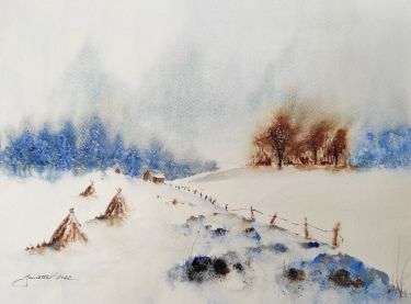 Winter Landscape l,  by Godnič Bakoš Žanet
