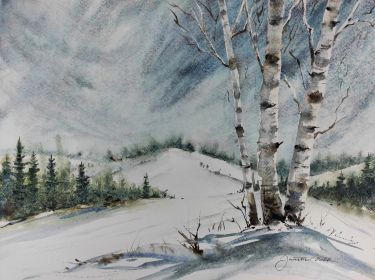 Winter Landscape lll,  by Godnič Bakoš Žanet