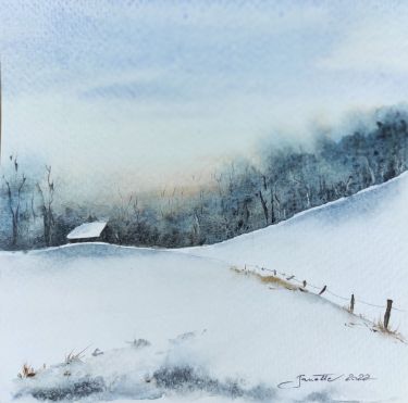 Winter Landscape lV,  by Godnič Bakoš Žanet