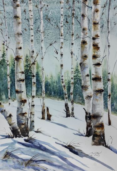Winter Forest,  by Godnič Bakoš Žanet