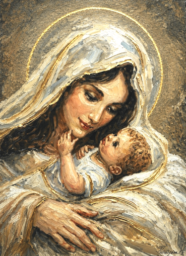 Our Lady by Art Tatjana