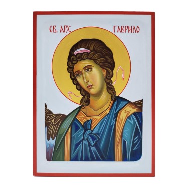 Icon of the Holy Archangel Gabriel by Zeba Sanja