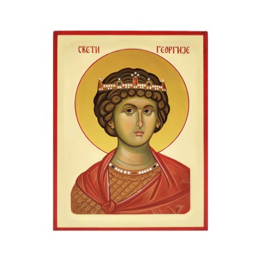 Icon of Saint George by Zeba Sanja