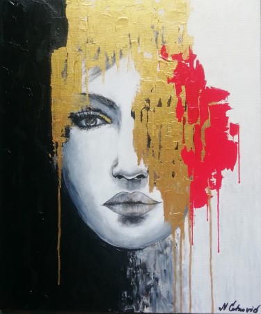 Black, gold, red by Cetkovic Natalija