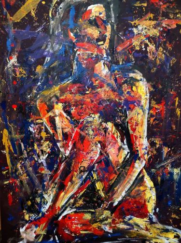 Akt u boji by Midorovic Biljana