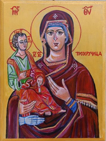 Bogorodica Trojeručica by Grbić Mirjana