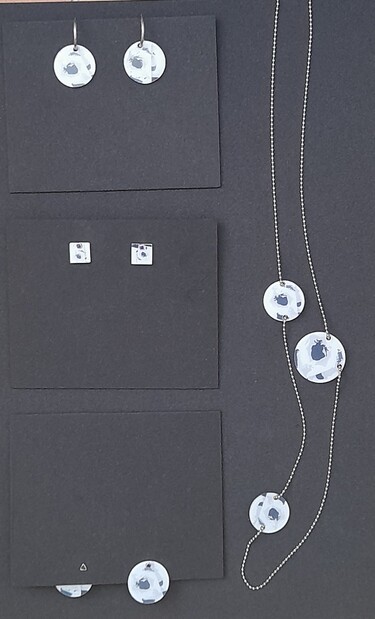 Earrings, Chain,  by NakitS
