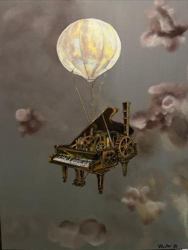 Flying dream machine by VOlgArt
