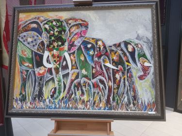 elephants on the move by exotic gallery