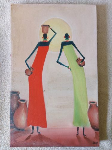 Two black women,  by Pesic Dago Dragan