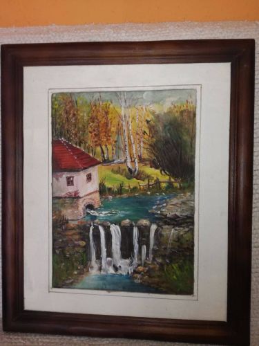 water mill by Pesic Dago Dragan
