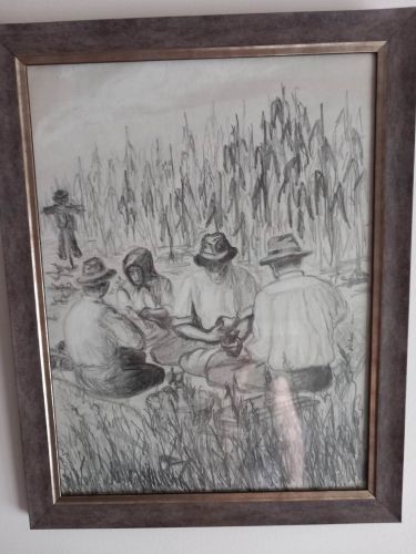 Corn harvest by Mirela Salgo