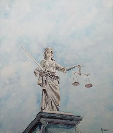 JUSTICIJA GODDESS OF JUSTICE by Mihajlovic Zoran