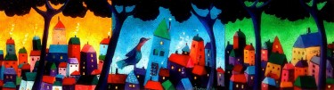 Usual day of nighty bird by Leo Barkarola