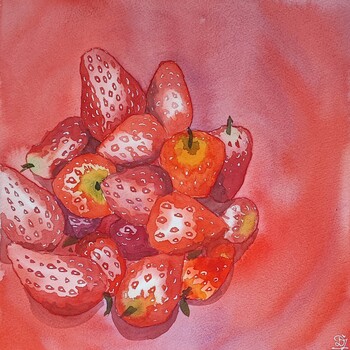 Strawberries by Dejan Živković