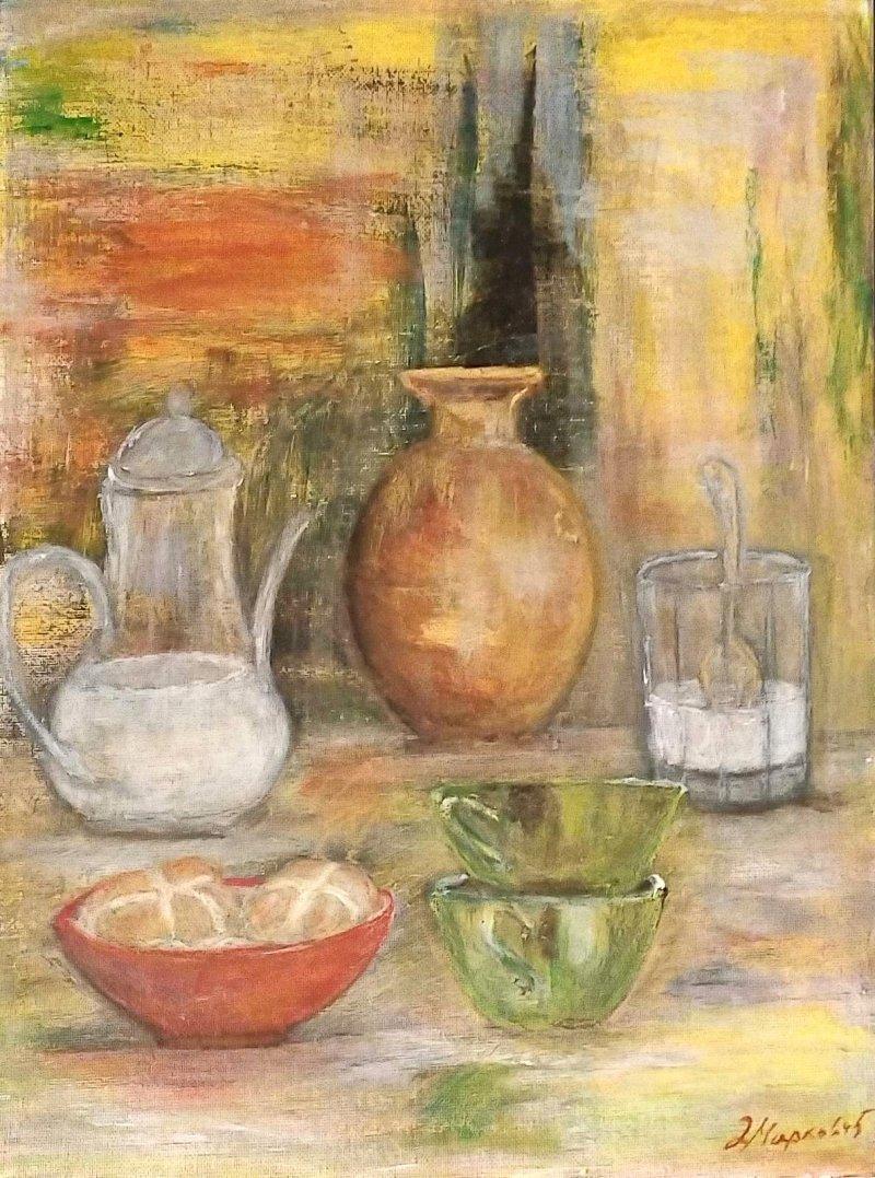 Breakfast , Painting Markovic Dragana
