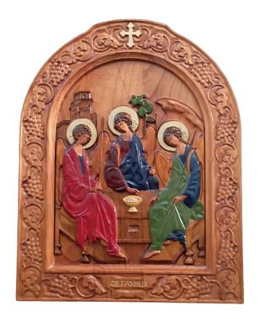 Icon of the Holy Trinity by Danijela Markovic
