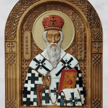 Ikona sv. Vasilija Ostroskog by Danijela Markovic