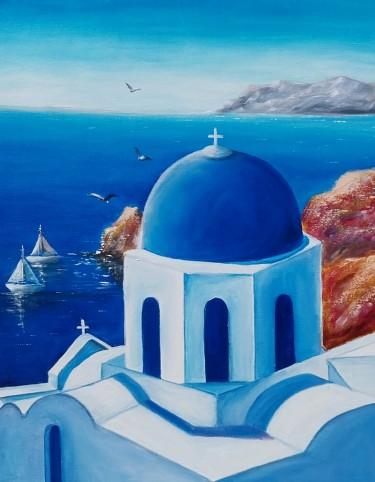 Santorini by Ninitaa m