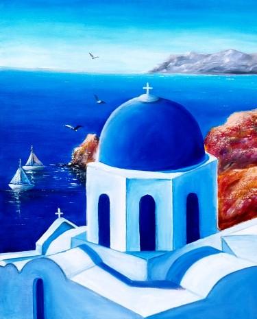 Santorini by Ninitaa m