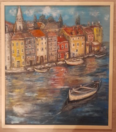 A City on the sea by Gordana Todorović