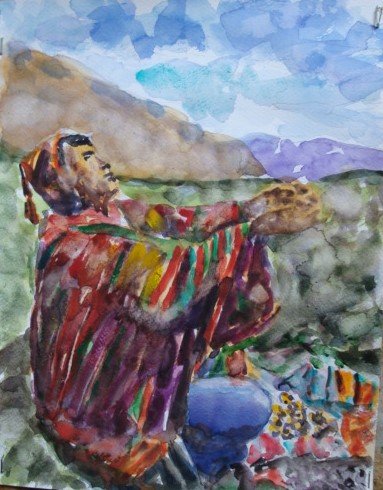 Shaman, Painting Nelson Chale Cuéllar