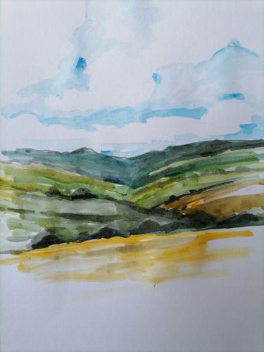 Rural Landscape  by Marija Obradovic
