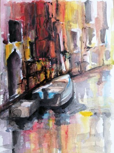 Motif From The Venice  by Marija Obradovic