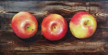 Three apples by MILAN  KOLBAS