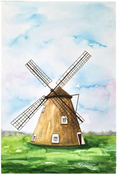 Windmill by Danijela Cverdelj