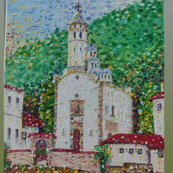 Prohor Pcinjski Monastary,  by Lidija Cvetkovic Jancic