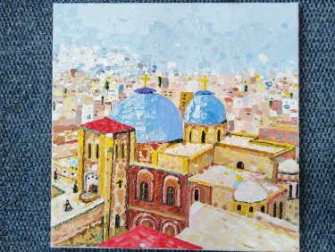 The temple of Hrist Resurrestion in Jerusalem by Lidija Cvetkovic Jancic