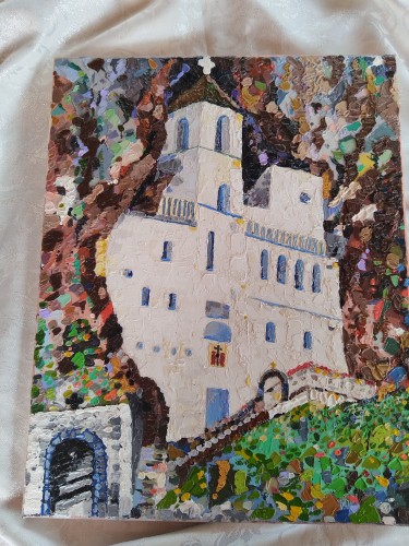 Monastery Ostrog by Lidija Cvetkovic Jancic