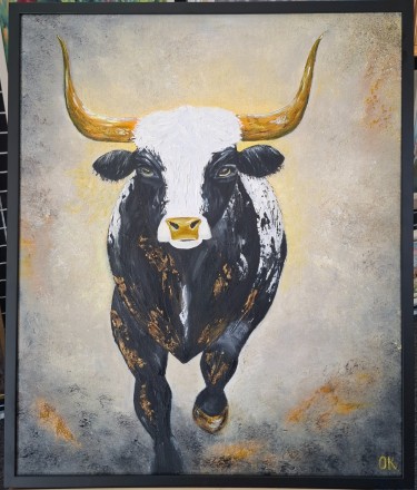 Young bull by Olivera Krstovic