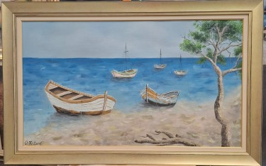 Boats by Olivera Krstovic