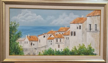 Seaside town by Olivera Krstovic