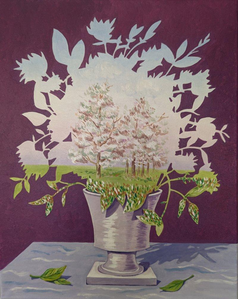 Flowers, Painting Ljiljana Đorđević