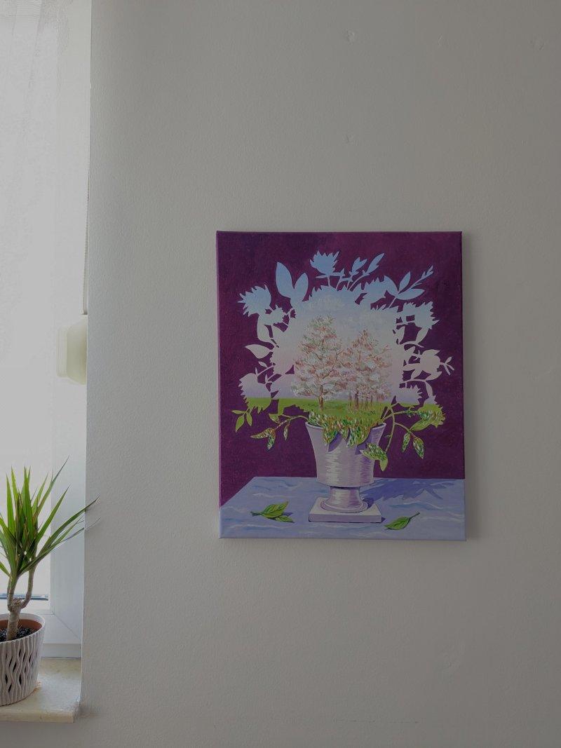 Flowers, Painting Ljiljana Đorđević