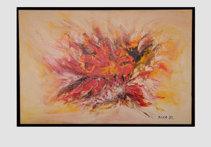 "Flare up", Painting Dragica Židišić