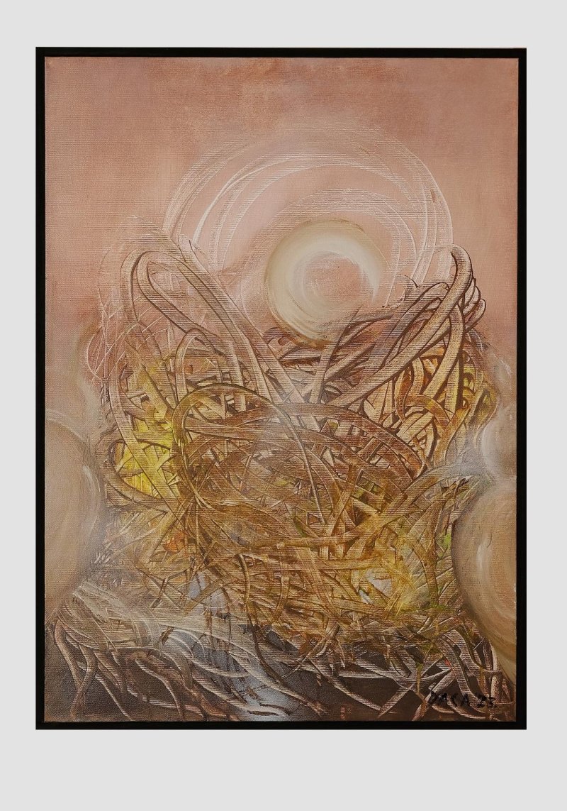 "Space nest", Painting Dragica Židišić