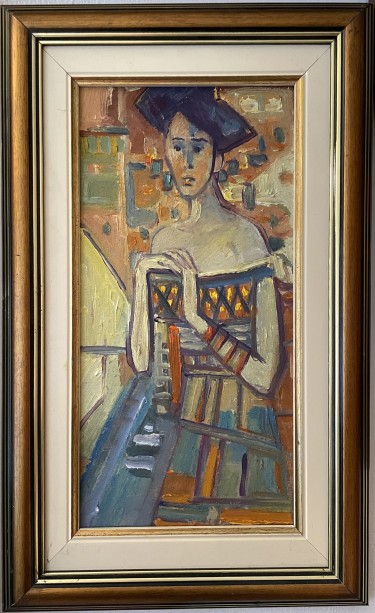 Seated Woman - Rajački by Marina Cvetković