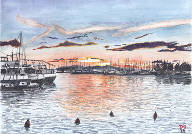 The Sunset in Zadar II, Croatia by Francisco Adolfo Gutierrez