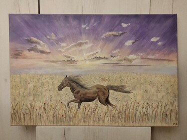 Running Horse (Joy),  by Milica  Stronner
