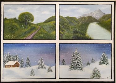 Summer And Winter,  by Milica  Stronner