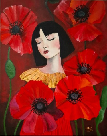Silent amoung the flowers by Brankica Žuržulj
