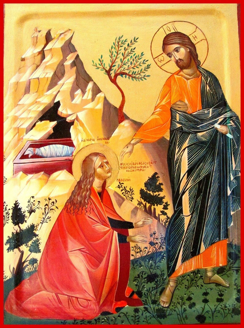 Icon of the Lord and Mary Magdalene