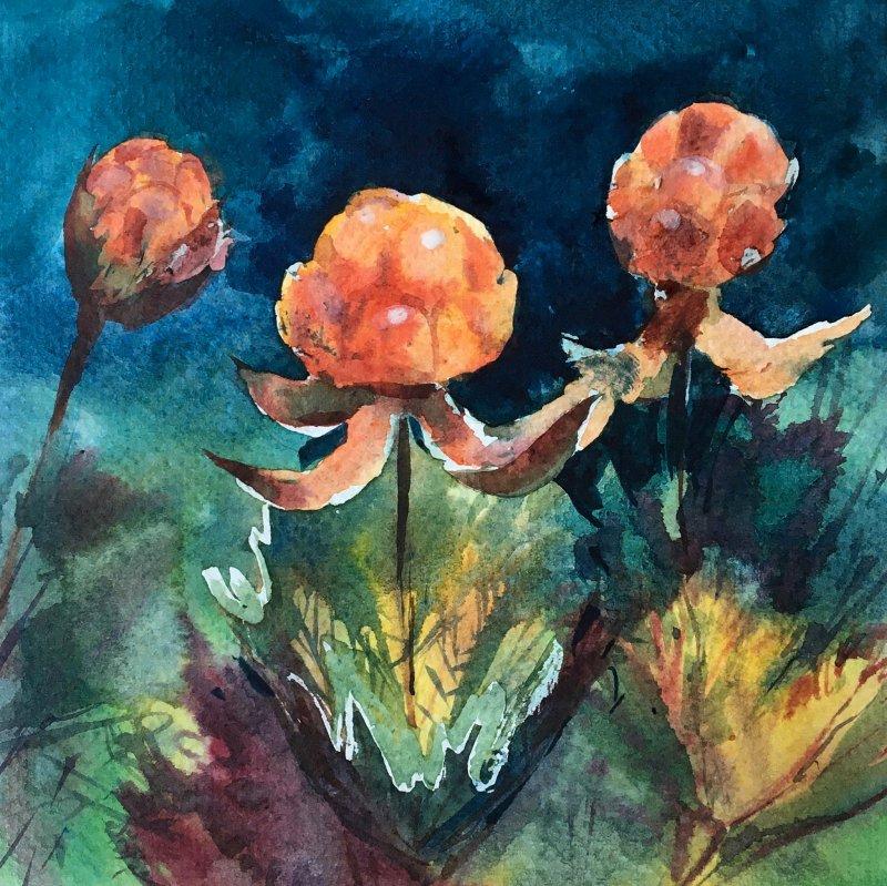 Northern berries, Painting Maxim