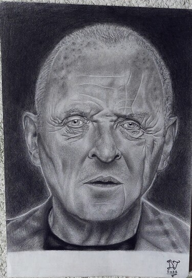 Anthony Hopkins portrait!!!,  by Darko Tanaskovic