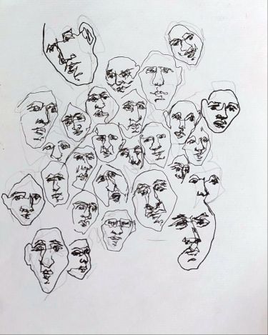 Faceses,  by Antonina Mitić