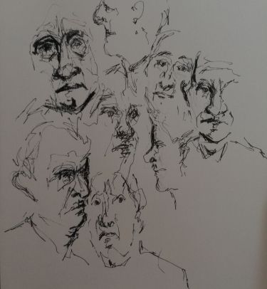Faces,  by Antonina Mitić